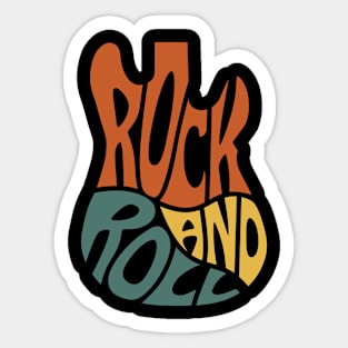 Rock and Roll Sticker